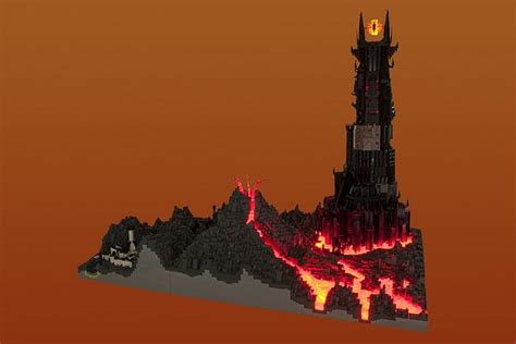 Mordor built brick by LEGO brick