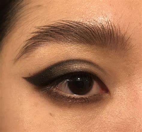 Eye makeup by the end of the night (monolid) : r/MakeupAddiction