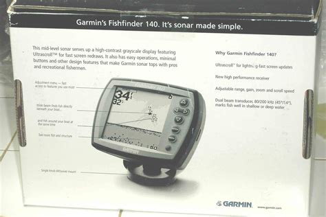 Garmin 140 Fishfinder Depth Finder w/ Accessories - Classified Ads ...