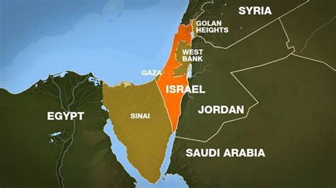 The 1967 Map Of Israel: A Defining Moment In The Israeli-Palestinian ...
