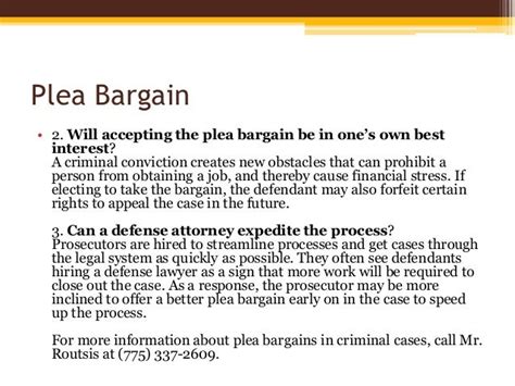 Questions to Consider before Accepting a Plea Bargain