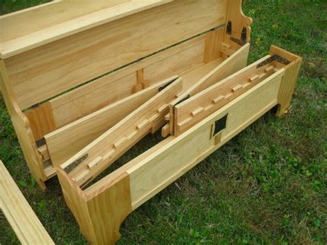 It folds down to a bench and folds out into a bed frame with slats. Source http://imgur.com ...