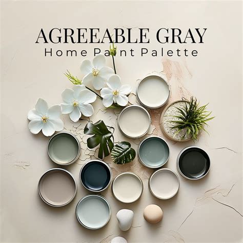 Agreeable Gray Sherwin Williams Home Paint & Color Palette - Etsy ...