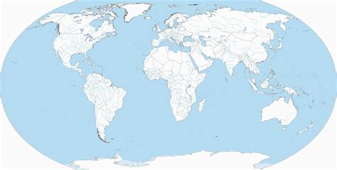 World Map Without Labels - Continents and Oceans! for Windows 8 and 8.1 ...