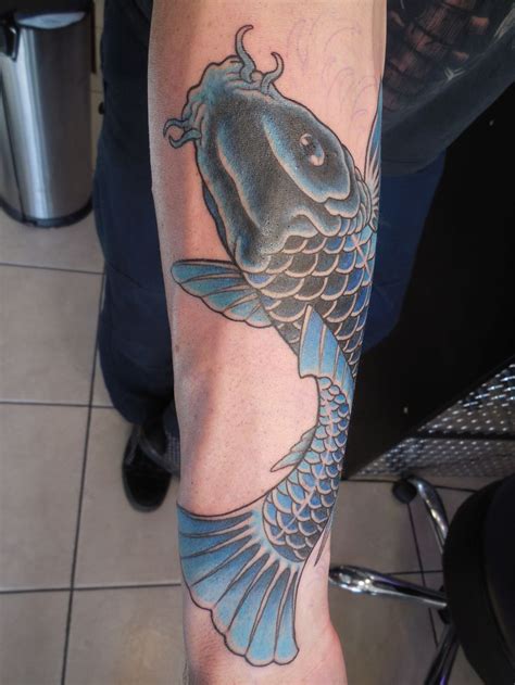 Koi fish tattoo | Blue koi, Koi fish tattoo, Koi fish