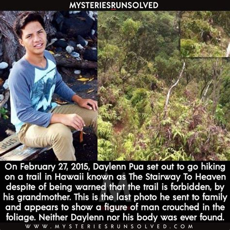 What Happened To Daylenn Pua After Climbing Hawaii’s Infamous Stairway To Heaven? | Scary facts ...