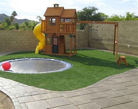 36 Exciting Small Backyard Playground Kids Design Ideas - homixover.com | Small backyard ...