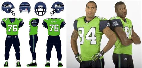 Seahawks Uniforms History