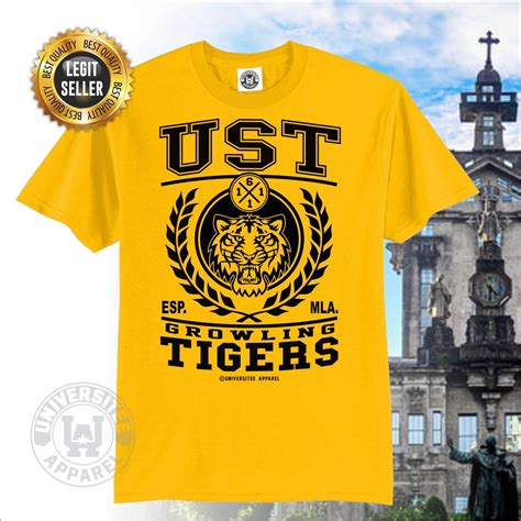 UniversiTEE Apparel University Of Santo Tomas Shirt UST Tiger ...