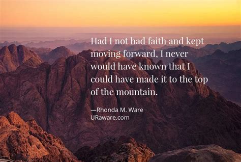 Have Faith & Keep Moving Forward | Rhonda Ware Solutions