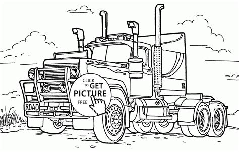 Soulmuseumblog: Big Truck Coloring Pages To Print