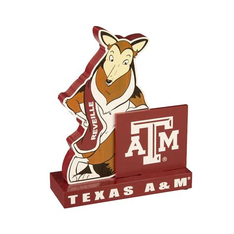 8 in. Wooden Mascot Statue with Team Logo, Texas A&M - Bed Bath ...