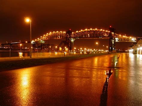 International Bridge, Connects Sault Sainte Marie, Michigan and Sault ...