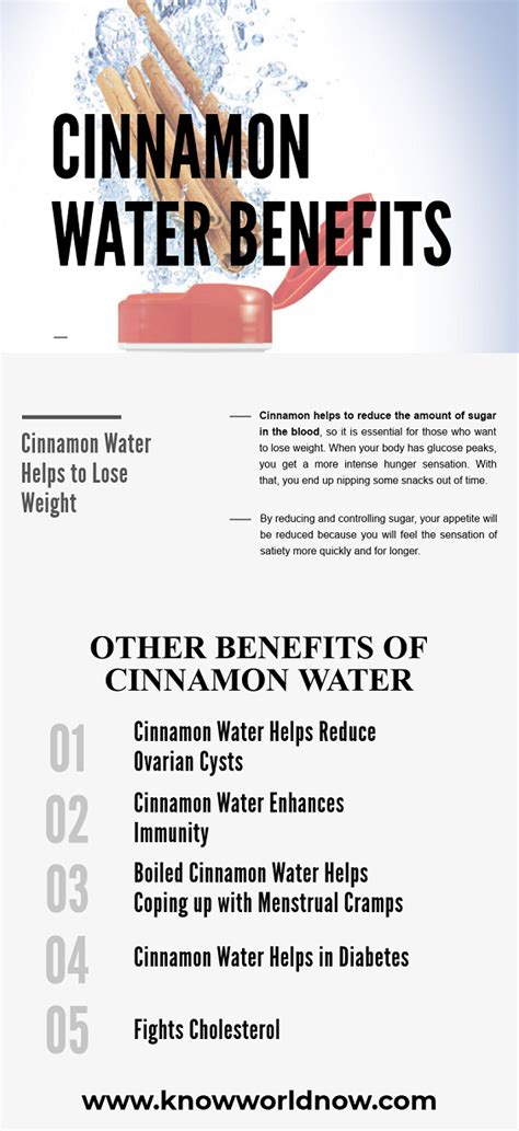 11 Benefits of Drinking Cinnamon Water | Know World Now | Cinnamon water benefits, Water ...