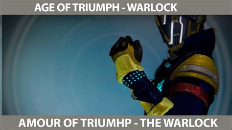 Destiny - Warlock Armour - The Age of Triumph Armour Full Set - YouTube