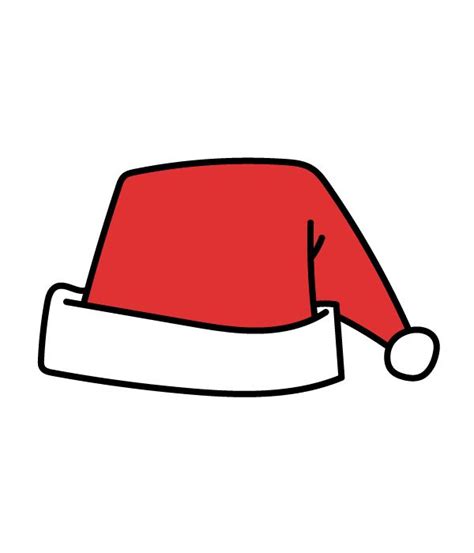 How to Draw a Santa Hat | How to draw santa, Santa hat, Drawing tutorial easy