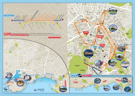 Athens Attractions Map | FREE PDF Tourist City Tours Map Athens 2024