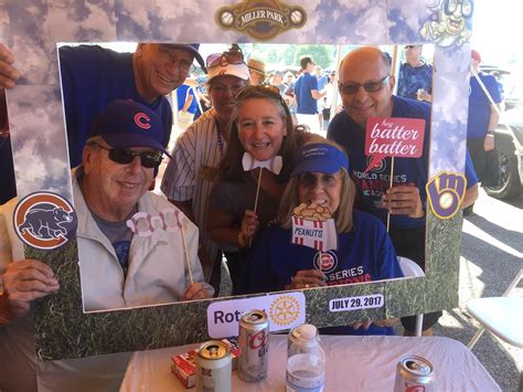 Rotary attends Cubs-Brewers Game to Benefit Veterans from the Lovell VA ...