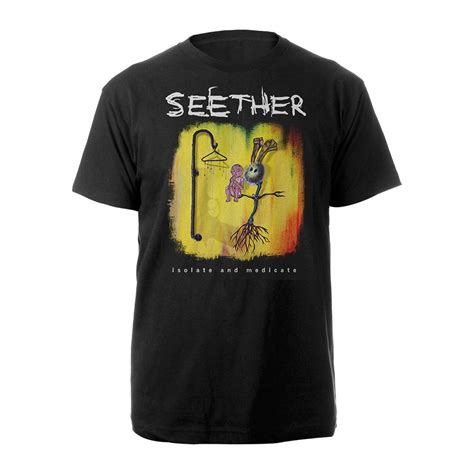 Seether Isolate and Medicate Album Cover T-shirt