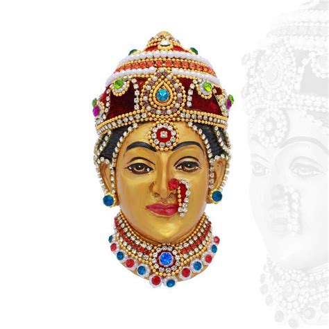 Goddess Aai Ekvira Devi Mukhavata / Face - Small in 2023 | Goddess ...