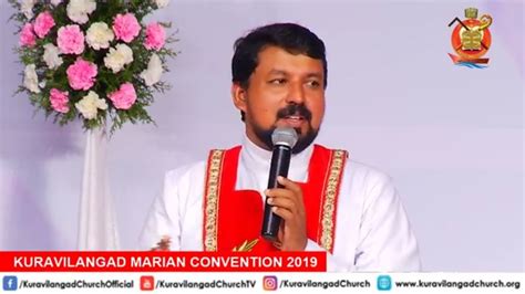 Fr. Daniel Poovannathil. Marian Convention - 2019, Day - 4 @ Kuravilangad Church - YouTube