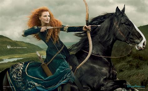 Exclusive First Look: New Annie Leibovitz Disney Dream Portrait Featuring Jessica Chastain as ...