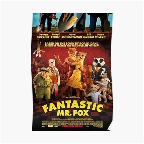 "Fantastic Mr Fox Poster" Poster for Sale by helmyrusady38 | Redbubble