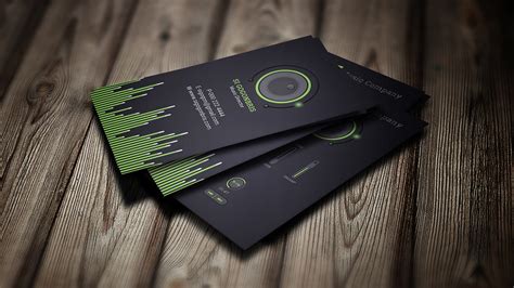 Music business card design on Behance