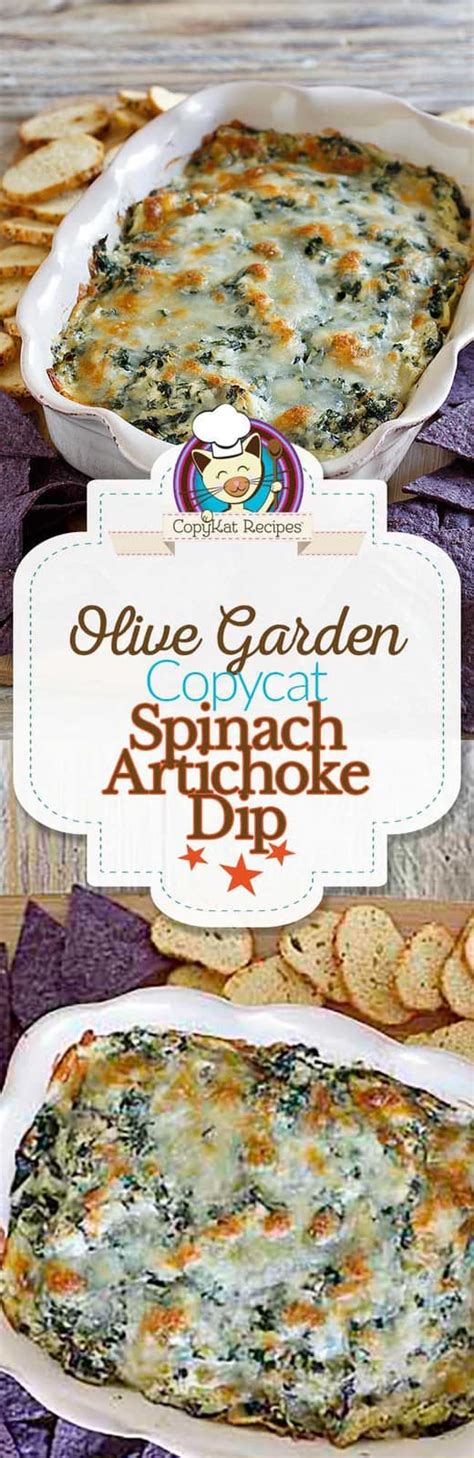 Copycat Olive Garden Spinach-Artichoke Dip