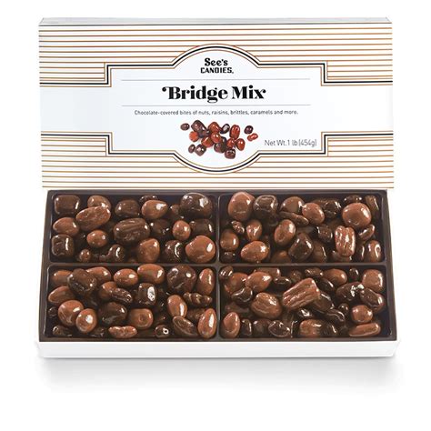 Bridge Mix Chocolate-Coated Nuts & Chews | Sees candies, Toffee nut ...