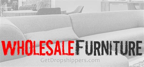 Wholesale Furniture Suppliers