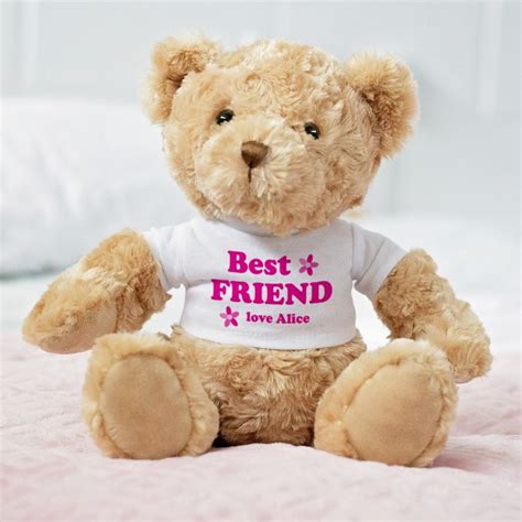 Personalised Best Friend Teddy Bear | The Gift Experience