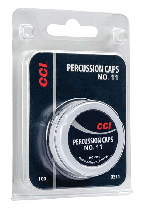 CCI 311 Percussion Cap Black Powder Copper #11 1000 per Box, 5 per Case | Range USA