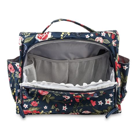 Ju-Ju-Be Classic Convertible Diaper Bag - Midnight Posy