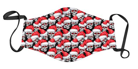 Face Mask - Santa Skull Hat - Cybershop Australia