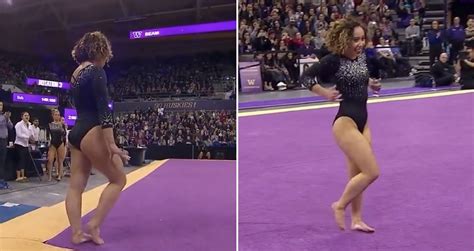 Katelyn Ohashi Scores ANOTHER Perfect 10 in a Gymnastic Competition in ...