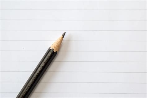 Paper And A Pencil Free Stock Photo - Public Domain Pictures