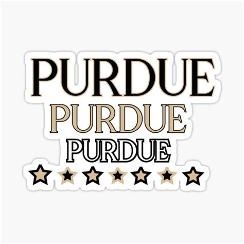 "Purdue" Sticker by gabby219 | Redbubble