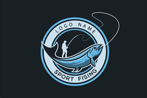 sport fishing logo (556745) | Logos | Design Bundles