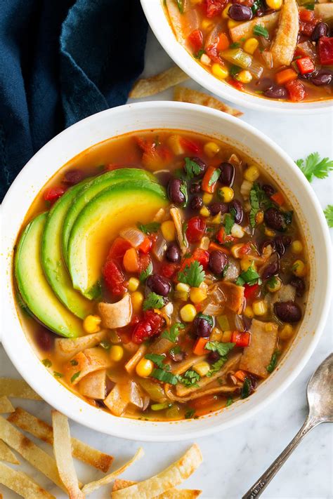 Black Bean Tortilla Soup - Cooking Classy