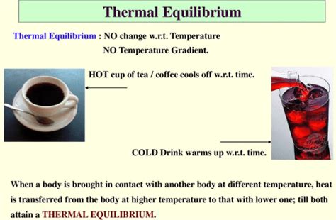 What are some Examples of thermal Equilibrium?-Physics About