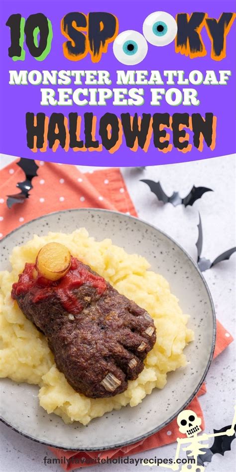 The BEST Halloween Meatloaf Recipes | Halloween meatloaf recipe ...