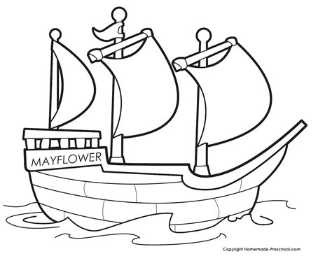 Mayflower Ship Drawing at PaintingValley.com | Explore collection of Mayflower Ship Drawing