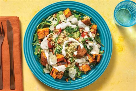 Sweet Potato & Couscous Salad with Caesar Dressing Recipe | HelloFresh
