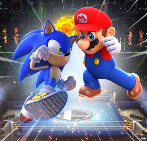 Mario VS Sonic! Console Wars! by TBSF-YT Super Smash Bros, Super Mario Bros, Mundo Super Mario ...