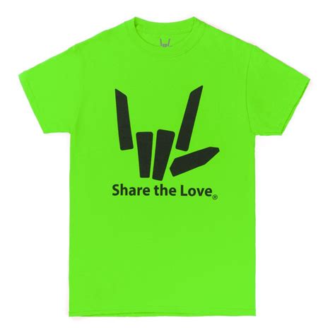 Stephen Sharer - Signature Share The Love Youth Tee in Lime ...