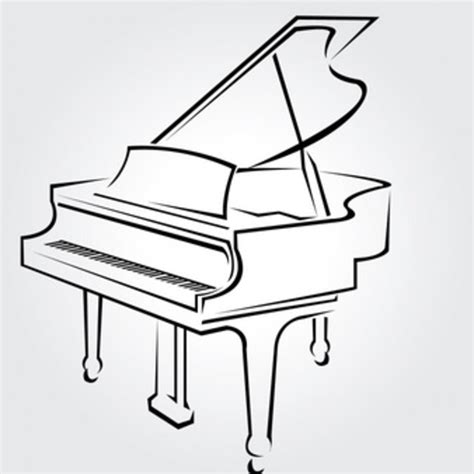 Upright Piano Drawing | Free download on ClipArtMag