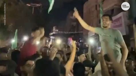 Gaza cease-fire: Gaza residents took to the streets to celebrate