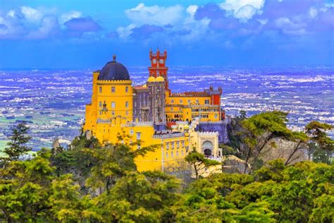 Pena National Palace. Sintra, Portugal Stock Photo - Image of building ...