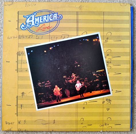 America - Live (1977, Vinyl) | Discogs